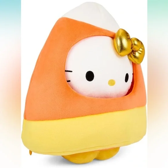 🎃HELLO KITTY CANDY CORN 13” PLUSH TOY - Picture 12 of 14